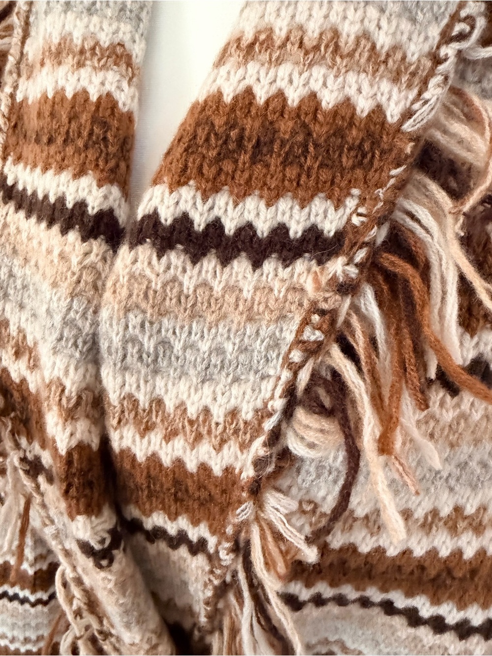 NWT - Kujten Zaina Cape Cashmere Cardigan in Camelot Brown - Medium - Picture 4 of 16